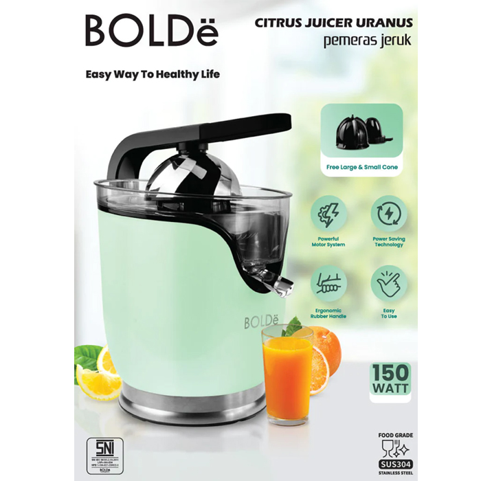 Bolde Super Electric Citrus Juicer Uranus - Hijau